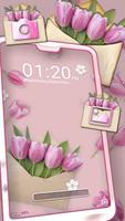 Pink Flower Gift Theme screenshot 2