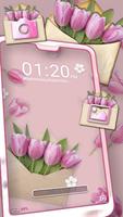 Pink Flower Gift Theme ภาพหน้าจอ 2