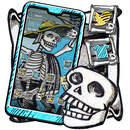 Skull Graffiti Launcher Theme APK