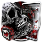 Skull Red Butterfly Theme иконка