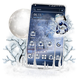 Winter Snowfall Launcher Theme icône