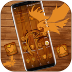 Wooden Eagle Theme Launcher icon