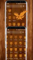 Wooden Eagle Theme Launcher screenshot 3