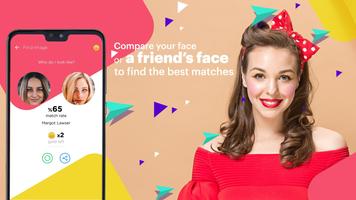 Celebrity Look Alike - Gesicht Vergleich Plakat
