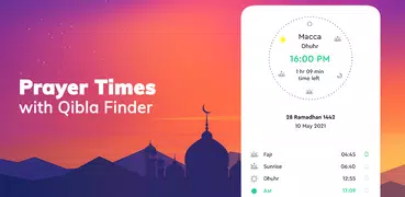 Prayer Times Pro: Qibla Finder, Athan, Muslim Pray
