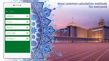 Horaires Prière Pro: Trouver Qibla, Adhan Musulman capture d'écran 2