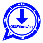 ikon واتساب الازرق - OB3WhatsApp