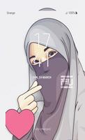 Hijab Cartoon Muslimah Wallpaper HD 截圖 2