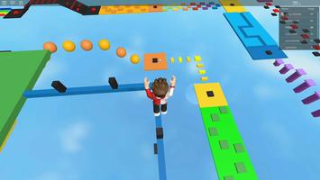 Parkour Obby Game Challange Plakat