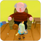 Escape Grandpa's Hint House Obby Survival Game icône