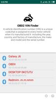 elm327 obd2 VIN finder پوسٹر