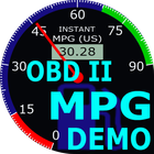 OBDII Car MPG Demo (Gasoline) icône
