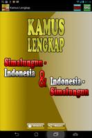 Kamus Simalungun Indonesia Affiche