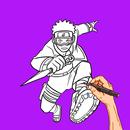 How to draw Obito Uchiha APK