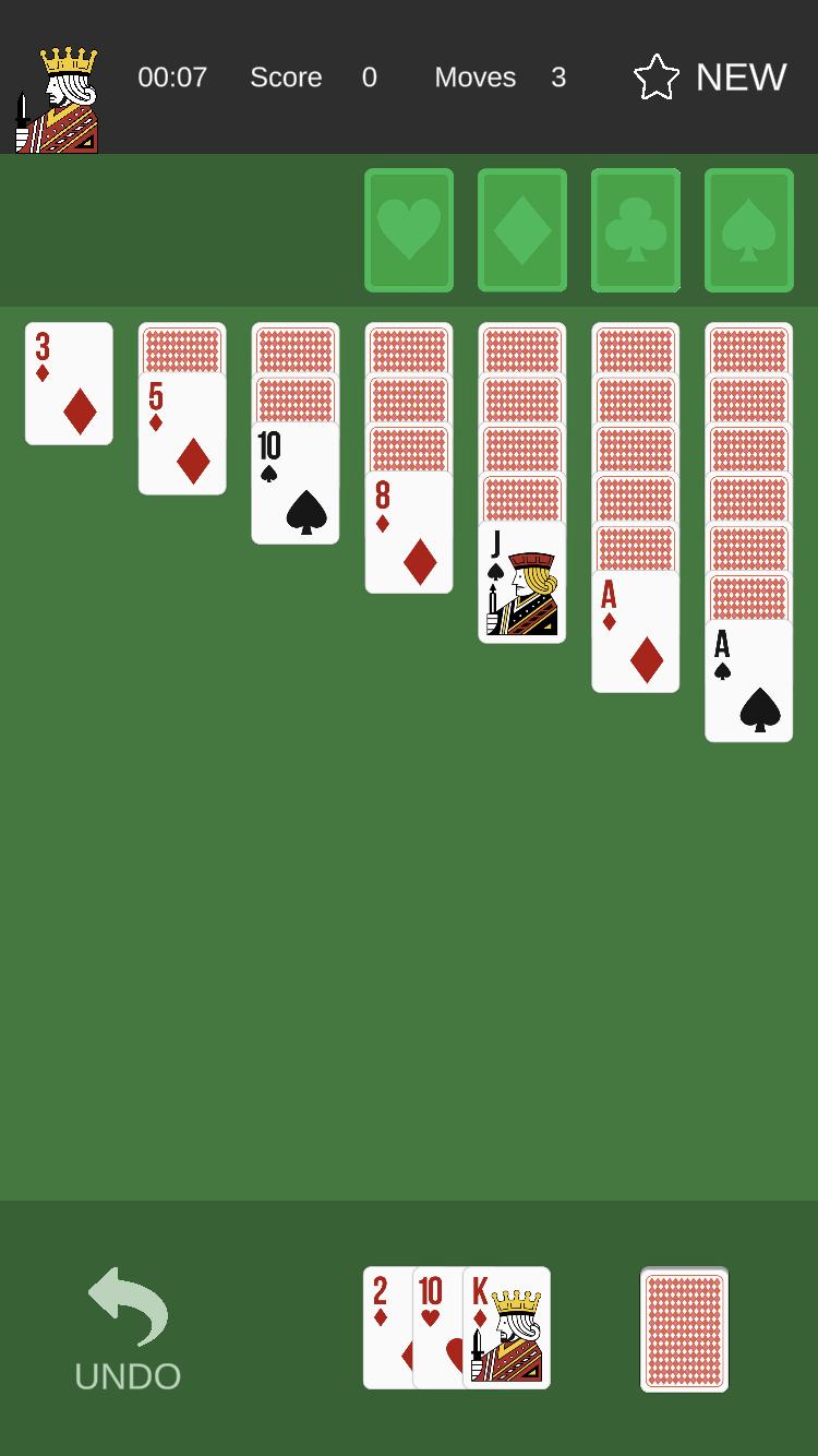 Пасьянс Косынка • Игра Солитер 1 И 3 Карты ♢ ♧ ♥ ♤ Для Андроид.