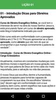Dicas para Obreiros Aprovados screenshot 3
