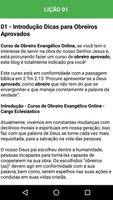 Dicas para Obreiros Aprovados Screenshot 3