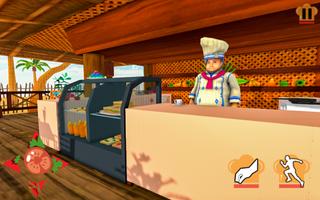 Virtual Fast Food 3d cooking Game screenshot 1