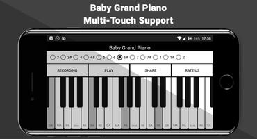 Pocket Piano app : keyboard screenshot 1