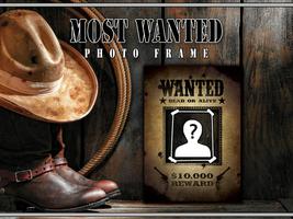 Most Wanted Photo Frame Affiche