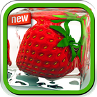 Strawberry Photo Frame آئیکن