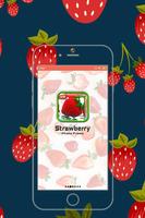 Strawberry Photo Frame پوسٹر