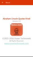 Abraham Lincoln Quotes Hindi スクリーンショット 3