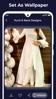 salwar neck long kurti designs sleeve patiala suit تصوير الشاشة 3
