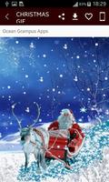 GIF Christmas Santa Wishes Greeting Cards Stickers ảnh chụp màn hình 2