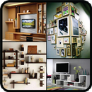 TV Book Wall Shelf Furnitures Decorating DIY Ideas APK