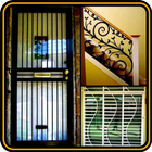 window trellis balcony steel railing balcony grill ไอคอน