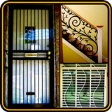 window trellis balcony steel railing balcony grill ícone
