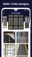 window trellis balcony steel railing balcony grill Poster