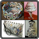 DIY Newspaper Recycle Home Craft Ideas Design Step icon