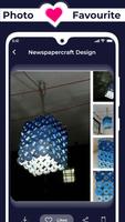 DIY Newspaper Recycle Home Craft Ideas Design Step screenshot 1