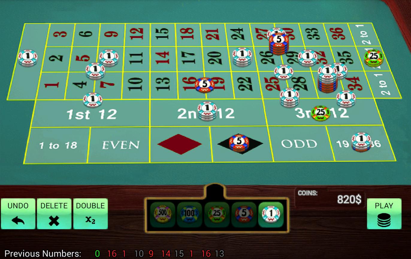 Roulette 0 1 2 3 Roulette 0 1 2 3