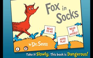 Fox in Socks - Dr. Seuss Cartaz