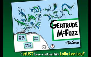 Gertrude McFuzz - Dr. Seuss poster