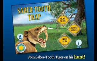 Saber-Tooth Trap - Smithsonian poster