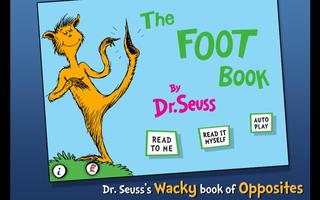 The FOOT Book - Dr. Seuss Plakat