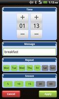 Intelligente Alarm Clock Free capture d'écran 2