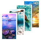 Fond d'écran océanique et fond HD icône