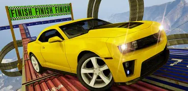 クレイジーなカースタント: Car Games 3D