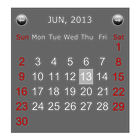 Julls' Calendar Widget Lite ícone