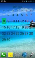 Julls' Calendar Widget Pro ảnh chụp màn hình 1