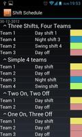 Shift Schedule screenshot 2