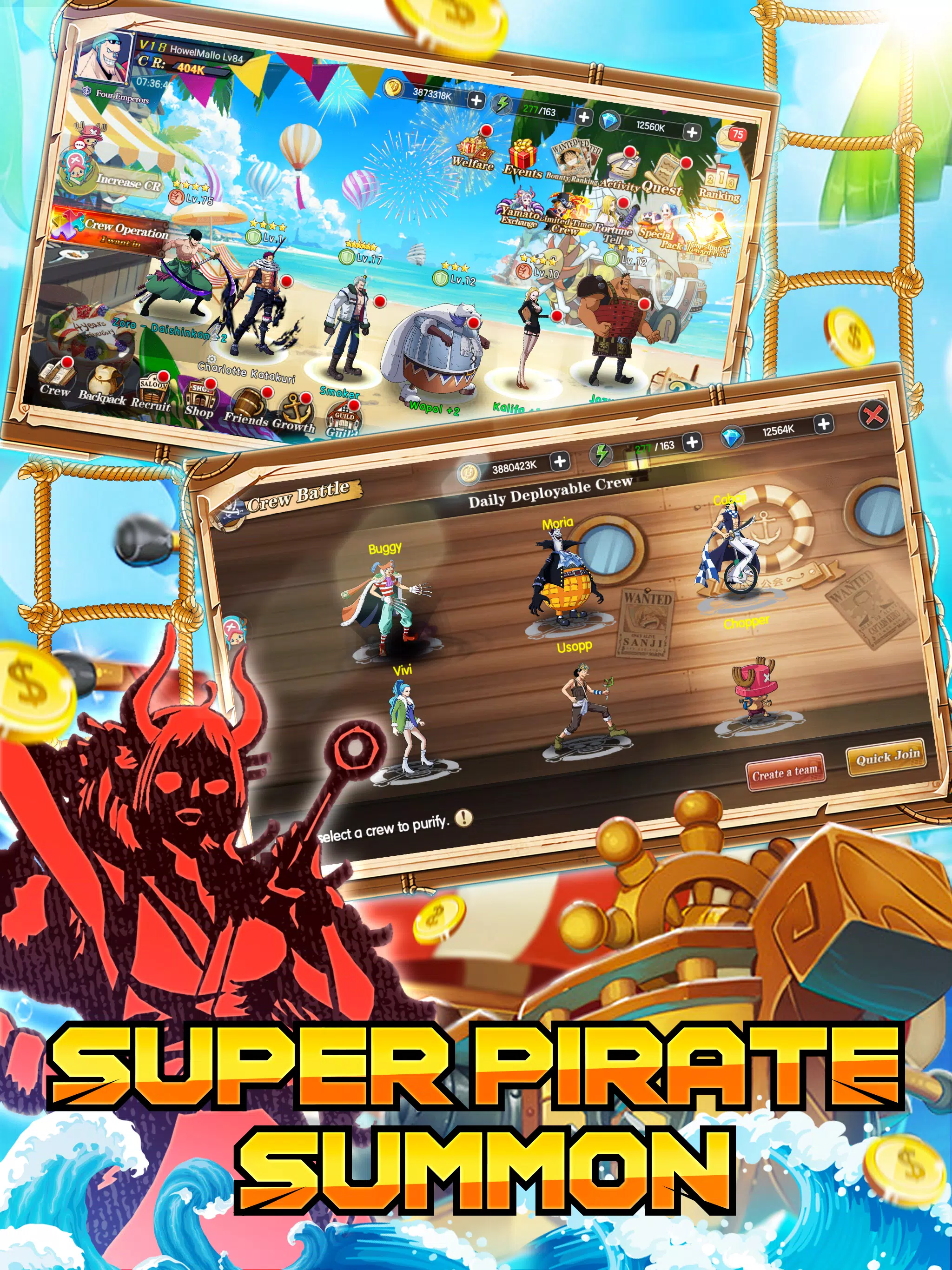 Free 2 New Code Ocean Conflict Royal War / Pirate Ocean Adventure 