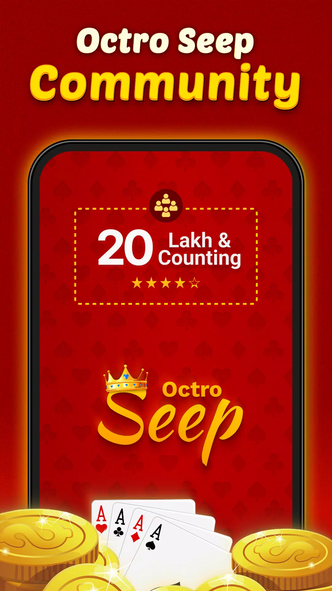 Seep by Octro- Sweep Card Game