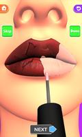 Lèvres faites! Jeu ASMR 3D Lip Affiche