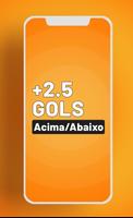 Total de gols Acima/Abaixo 2.5 Cartaz